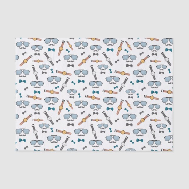 Papel De Seda Día del Padre con estilo (Anverso)