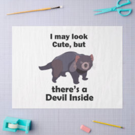 Papel De Seda Diablo de Tasmania, Diablillo Adorable, Marsupial