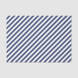 Papel De Seda Diagonal navy blue and white stripes pattern
