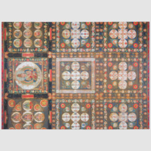 Papel De Seda Diagrama cósmico de Mandala para meditación