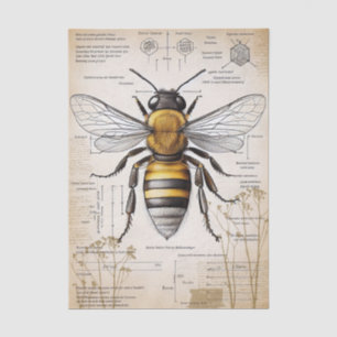 Papel De Seda Diagrama de abejas ventilado