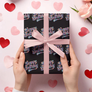 Papel De Seda diamante de cumpleaños feliz