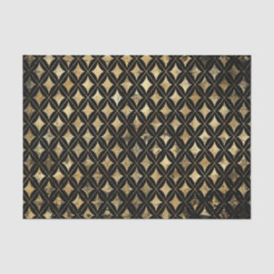 Papel De Seda Diamante de oro gótico