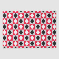 Diamante de rhombus blanco rojo