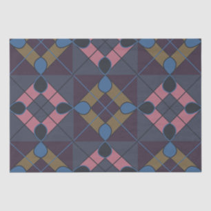 Papel De Seda Diamante geométrico colorido