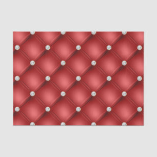 Papel De Seda Diamante Rojo