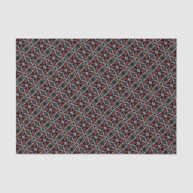 Papel De Seda Diamante tribal (Anverso)