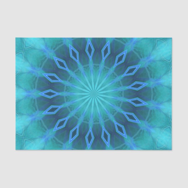 Papel De Seda Diamantes azules (Anverso)