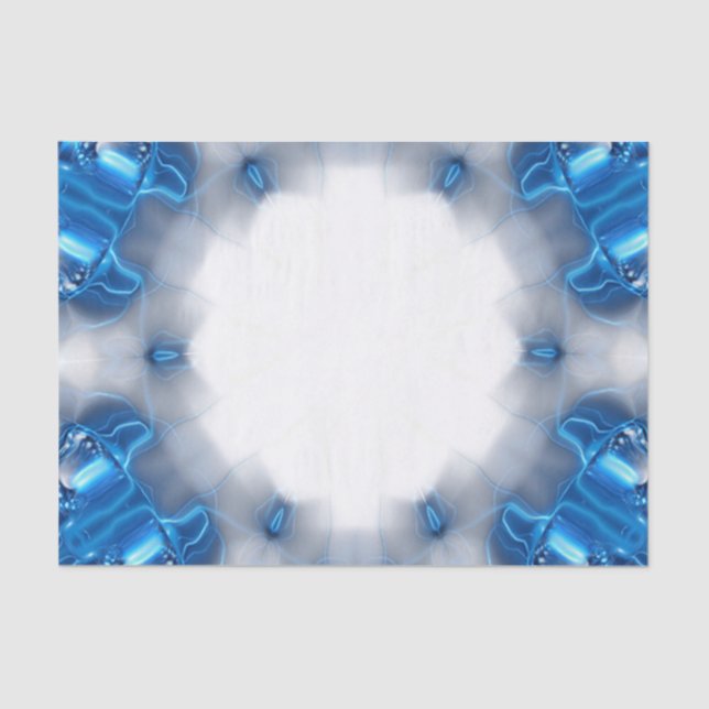 Papel De Seda Diamantes azules (Anverso)