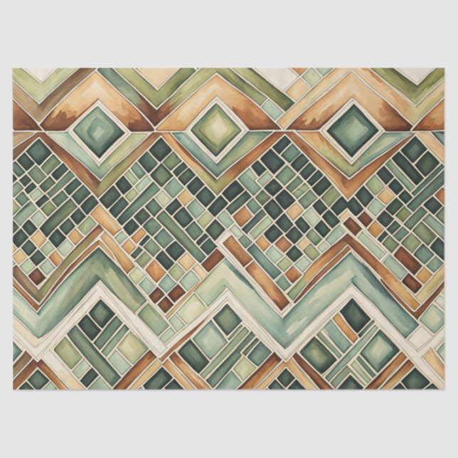 Papel De Seda Diamond Mosaic Harmony (Anverso)