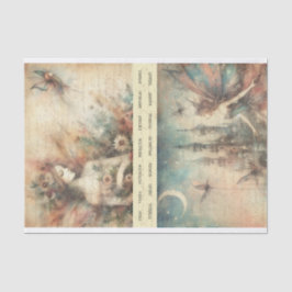 Papel De Seda Diario basura de arte de hadas vintage de artista