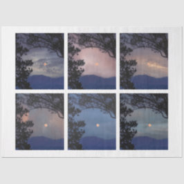 Papel De Seda Diario basura Faerie Skies Moon Trees Fantasy 19-2