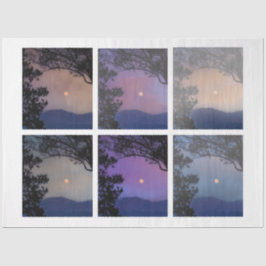 Papel De Seda Diario basura Faerie Skies Moon Trees Fantasy 7-12