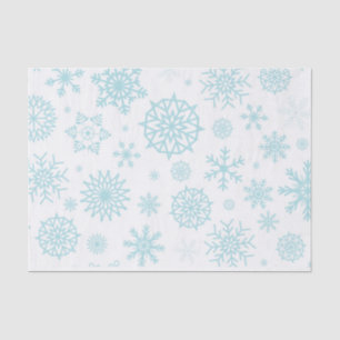 Papel De Seda Días de fiesta blancos del navidad del copo de