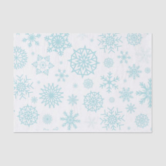 Papel De Seda Días de fiesta blancos del navidad del copo de