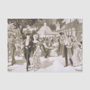 Papel De Seda Días del Victorian de la CAMISETA