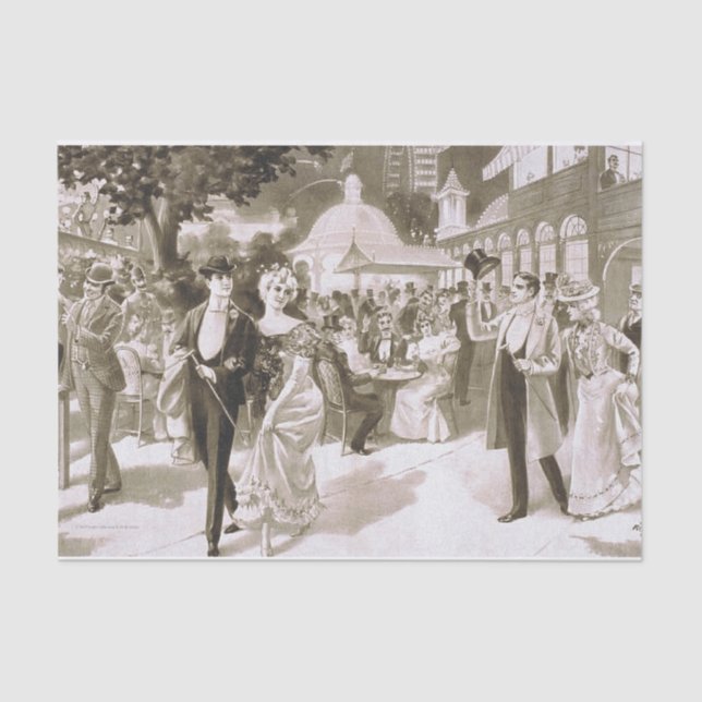 Papel De Seda Días del Victorian de la CAMISETA (Anverso)