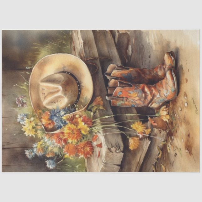 Papel De Seda días occidentales (Anverso)