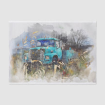 Días Pasados, Camioneta Vintage Teal
