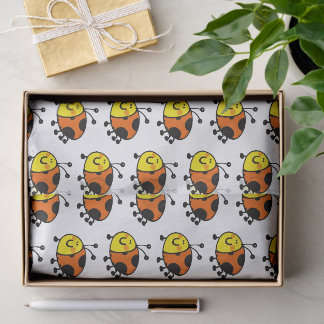 Papel De Seda Dibujo Animado de Mariquita Adorable 