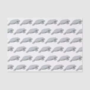 Papel De Seda Dibujo Antiguo de Manatí