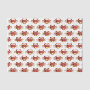 Papel De Seda Dibujo de Cangrejo Rojo #2