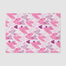 Dibujo de patrón de garabatos de amor rosa para el