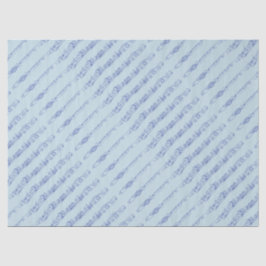 Papel De Seda Dibujo lineal de la flauta azul