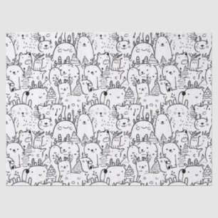 Papel De Seda Dibujos Kawaii Adorables (2)