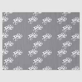 Papel De Seda Dices en gris