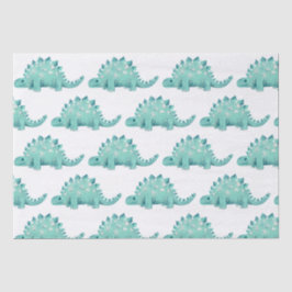 Papel De Seda Dinosaur Stegosaurus Kids Cumpleaños