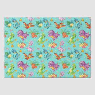 Papel De Seda Dinosaurio juguetón