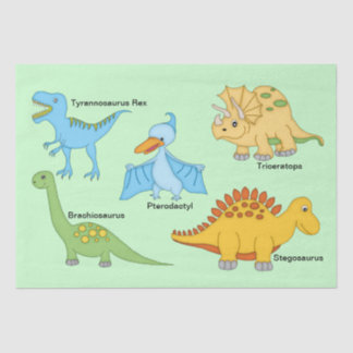 Papel De Seda Dinosaurios