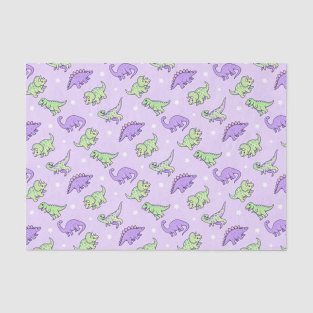 Papel De Seda Dinosaurios (Anverso)