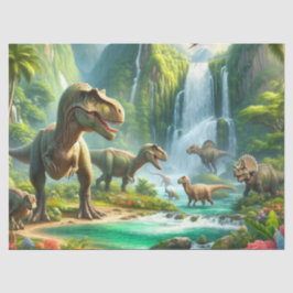 Papel De Seda Dinosaurios en Jungle Kid's