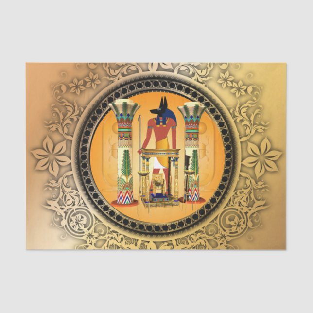 Papel De Seda Dios Anubis (Anverso)