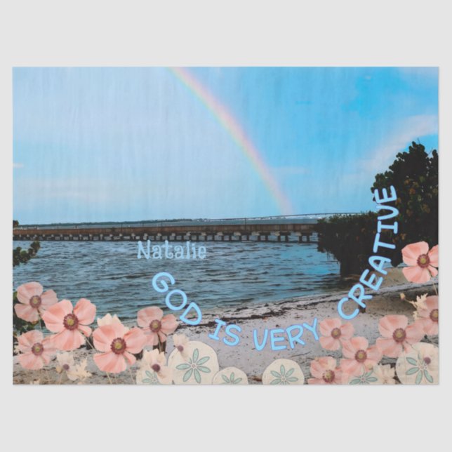 Papel De Seda Dios es muy creativo  (Anverso)