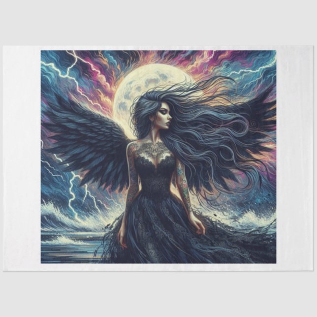 Papel De Seda Diosa de la Luna (Anverso)
