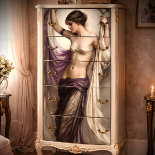 Papel De Seda Diosa de la Sombra Lilac Desnuda