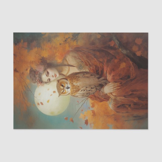 Papel De Seda Diosa de otoño (Anverso)