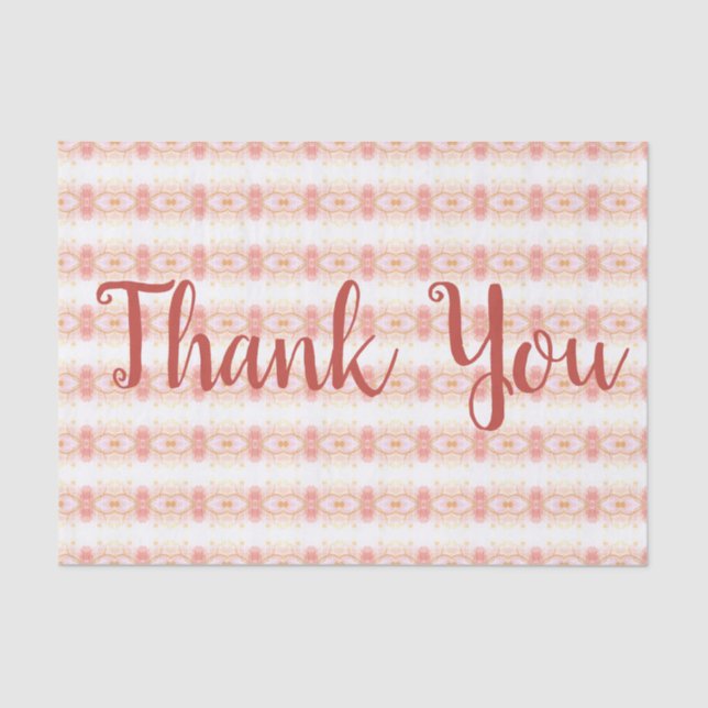 Papel De Seda Diseñador con patrones de coral (Anverso)