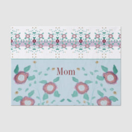 Papel De Seda Diseñador Floral Y Patterado