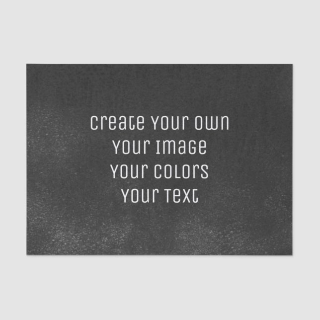 Papel De Seda Diseñar tu manera - Crea tu propia (Anverso)