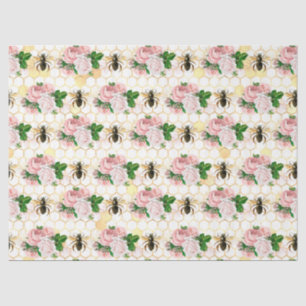 Papel de seda Diseño 17 de la serie Abeja Rosa y D