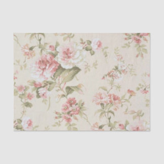 Papel De Seda Diseño 17 de la Serie Rosa Shabby Chic
