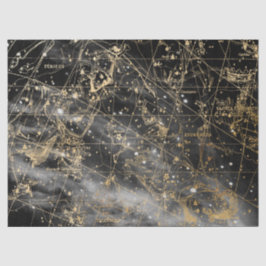 Papel De Seda Diseño 1 de la serie de mapas estelares de galaxia