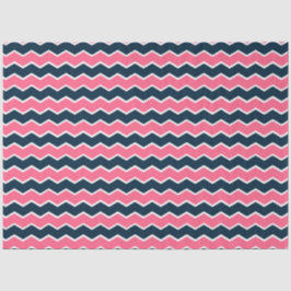 Papel De Seda Diseño 1 de la serie náutica rosa y azul marino
