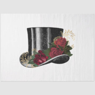 Papel De Seda Diseño 2 de la serie Red Rose Steampunk