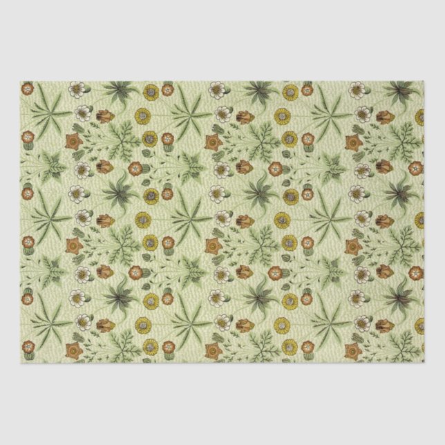 Papel De Seda Diseño #4 de William Morris (Anverso)