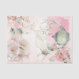 Papel De Seda Diseño 5 de la Serie de Escritura Shabby Chic